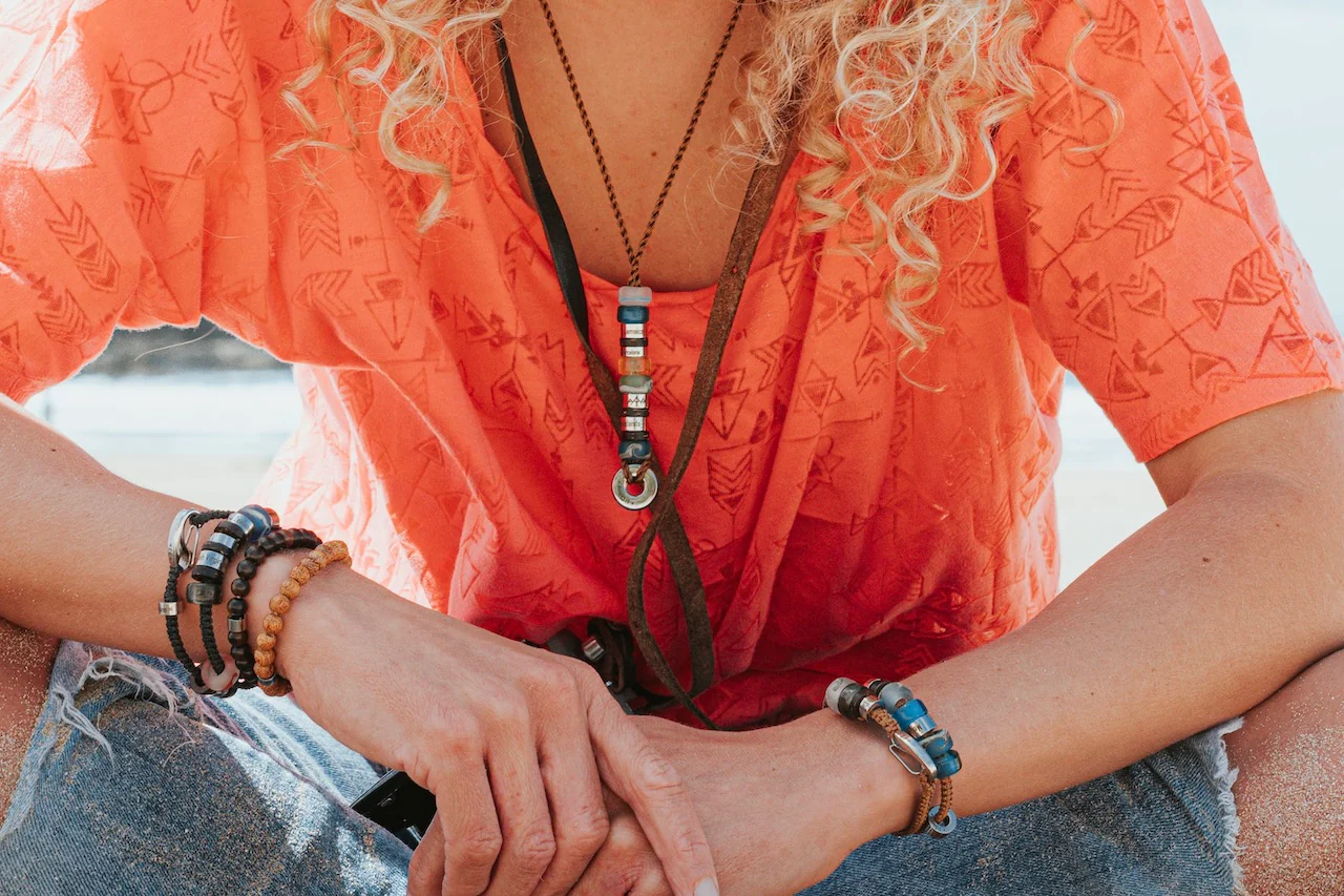 Necklace - Chestnut Brown - Image 4